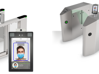 Access Control Turnstiles with Facial Recognition Biometrics